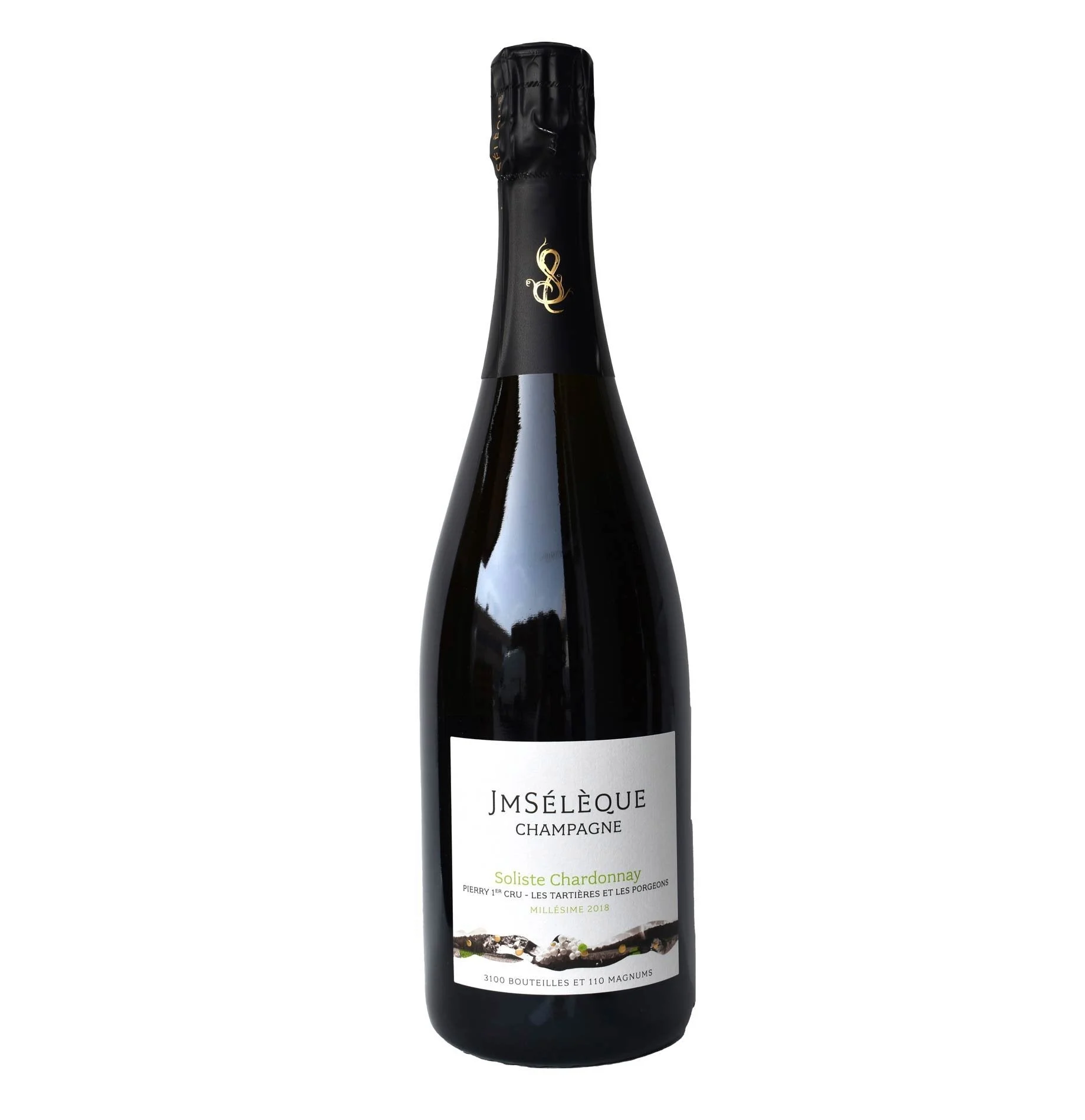 Champagne Extra Brut Blanc de Blancs 1er Cru Les Tartières Porgeons “Soliste Chardonnay” 2018 - J-M Sélèque
