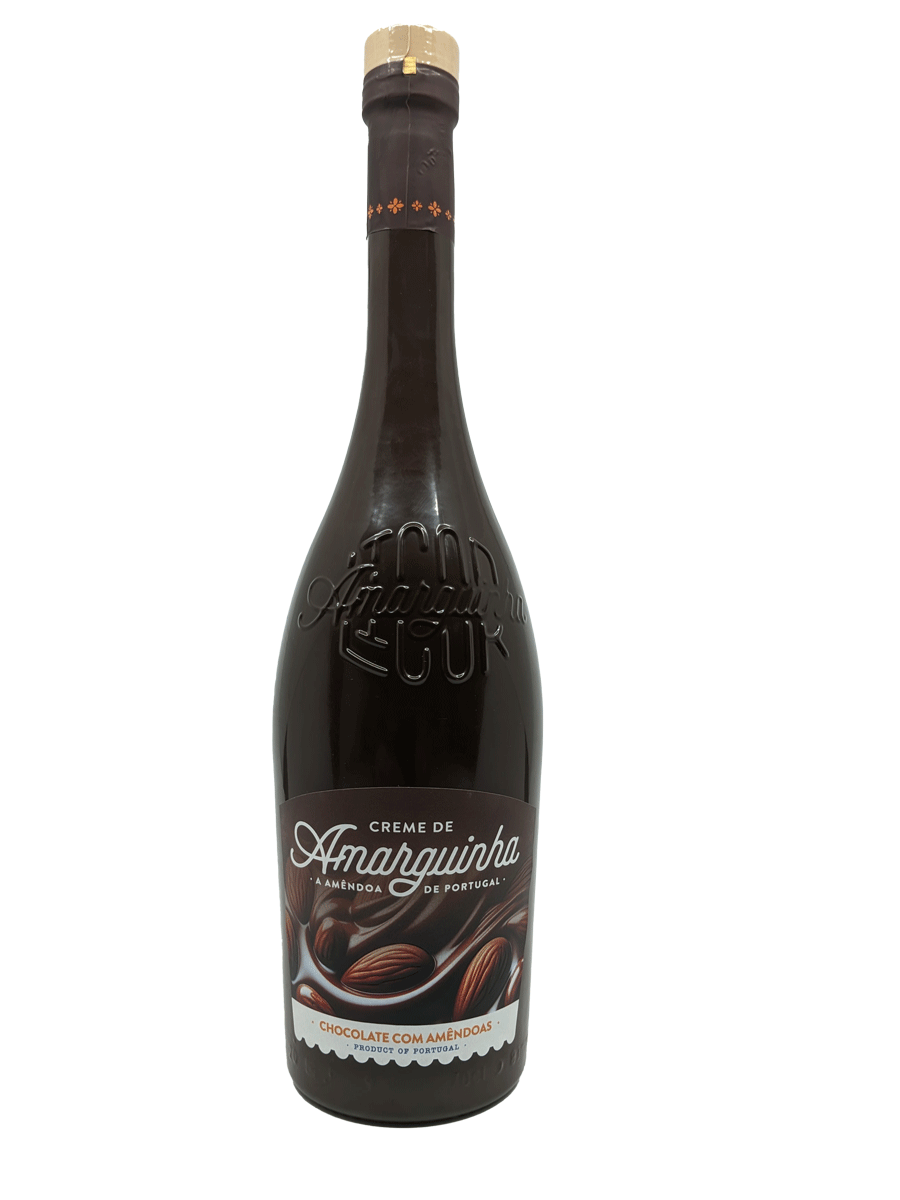 Licor Amarguinha Creme Chocolate Com Amendoas - Garrafinhas