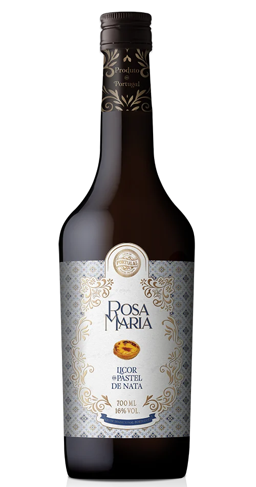 Licor Pastel De Nata Rosa Maria - Garrafinhas