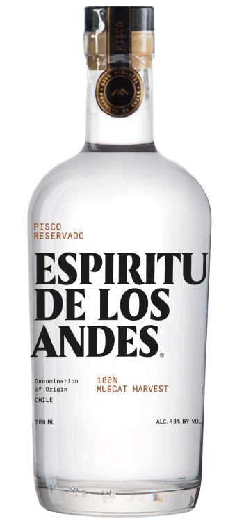 Aguardente Pisco Espiritu De Los Andes - Garrafinhas