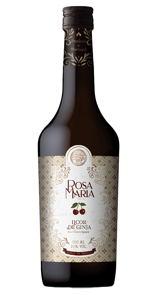 Licor Ginja Montanha Rosa Maria C/fruto - Garrafinhas