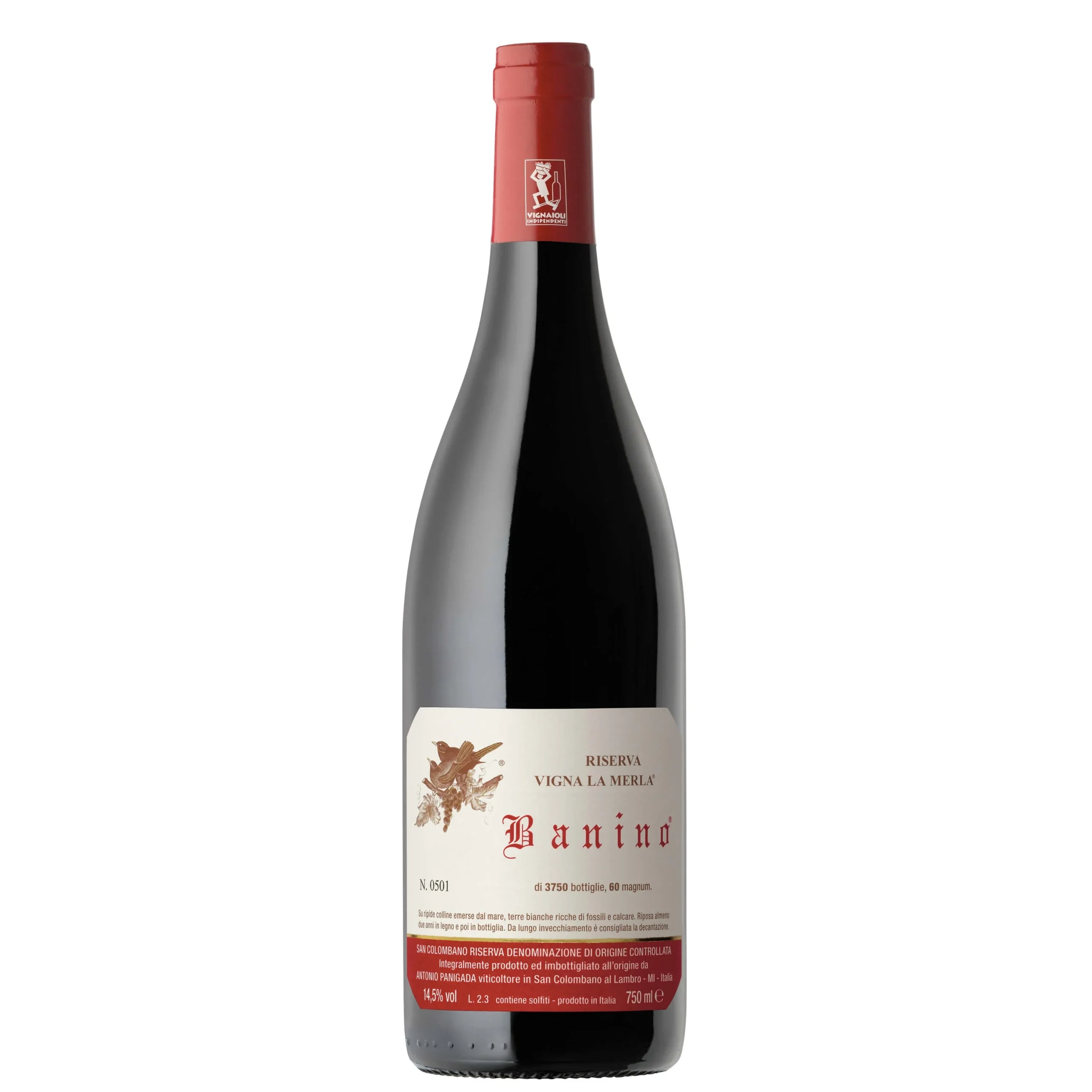 San Colombano Rosso DOC "Vigna La Merla" 2019 - Banino