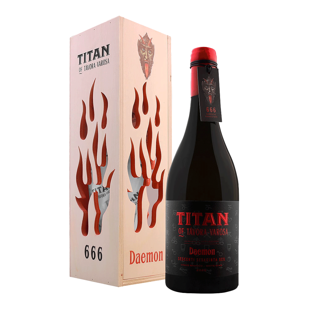 Titan Of Tavora Varosa Daemon 666 Branco - Garrafinhas