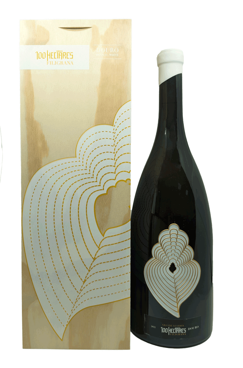 100 Hectares Filigrana Branco Double Magnum - Garrafinhas
