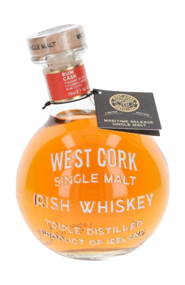 Whisky West Cork Single Malt Rum Cask - Garrafinhas