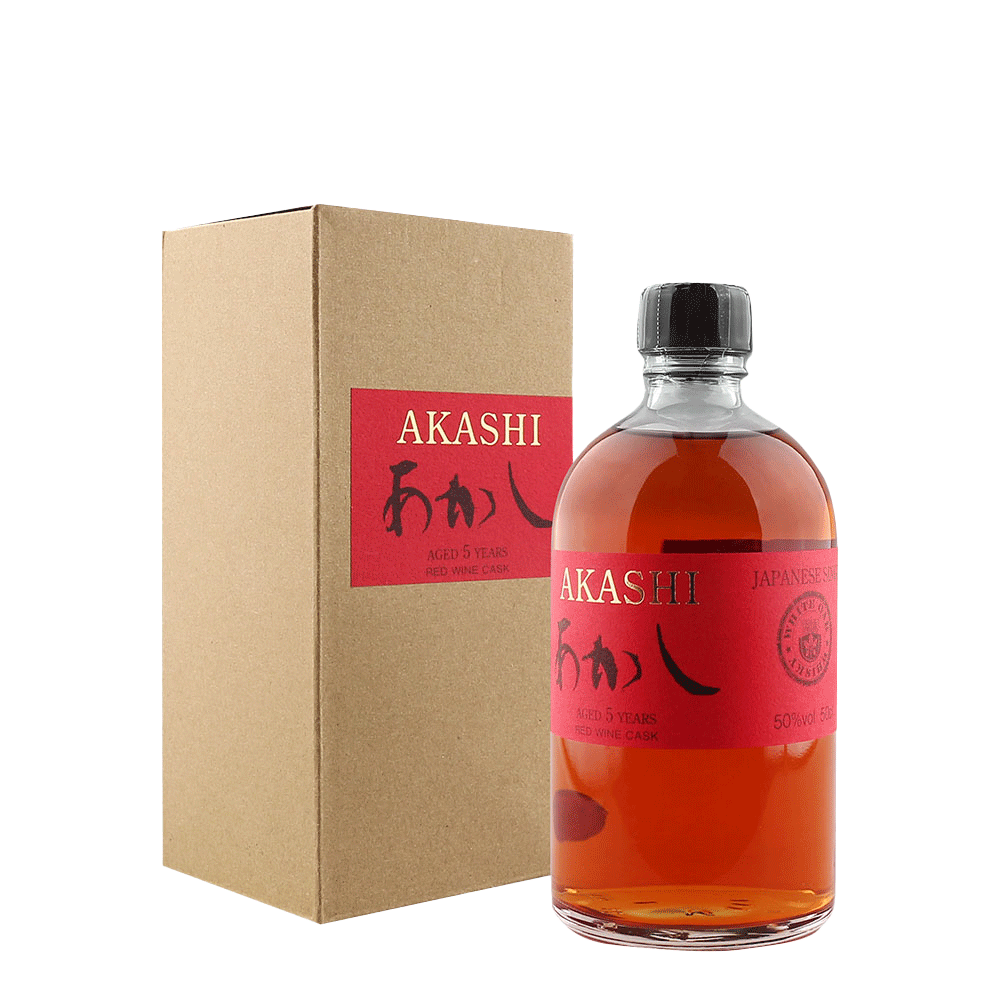 Whisky Akashi Single Malt 5 Years Red Wine Cask - Garrafinhas