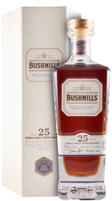 Whisky Bushmills 25 Anos - Garrafinhas