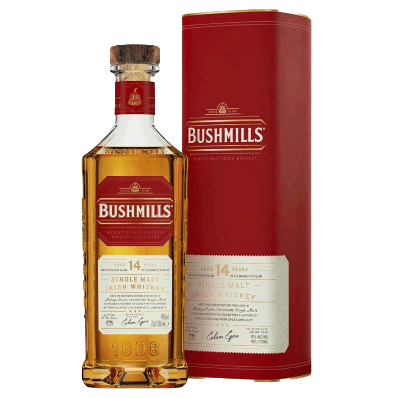 Whisky Bushmills Malaga 14 Anos - Garrafinhas