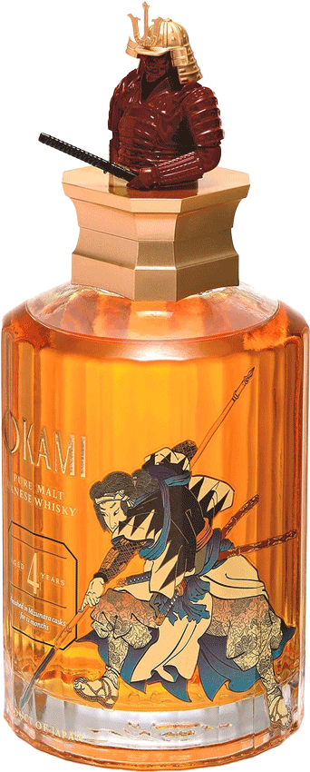Whisky Okami Pure Malt 4 Anos - Garrafinhas