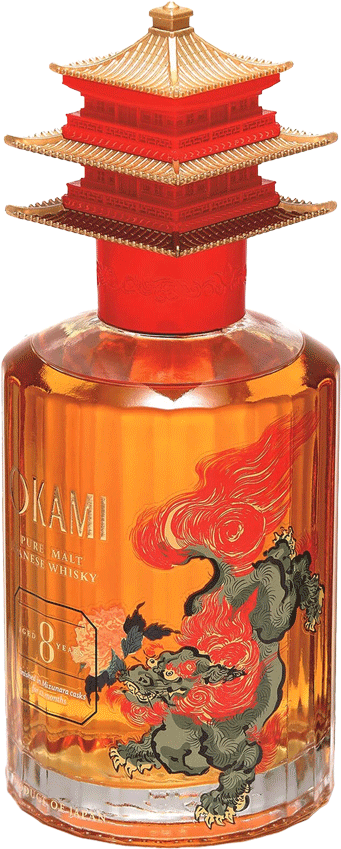 Whisky Okami Pure Malt 8 Anos - Garrafinhas