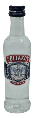 Miniatura Vodka Poliakov 0.05 - Garrafinhas