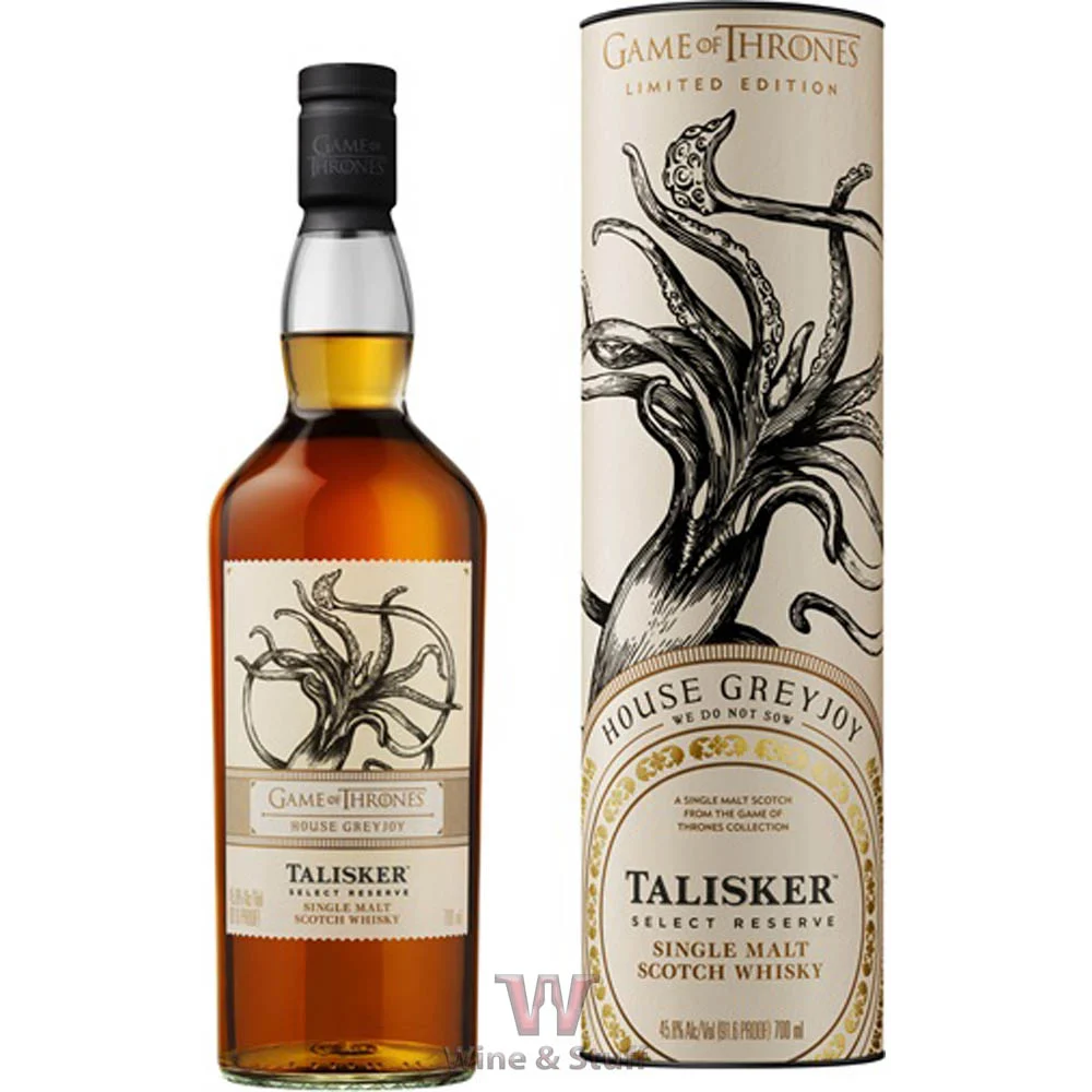Whisky Talisker Select Reserve House Greyjoy Game of Thrones - Wine & Stuff