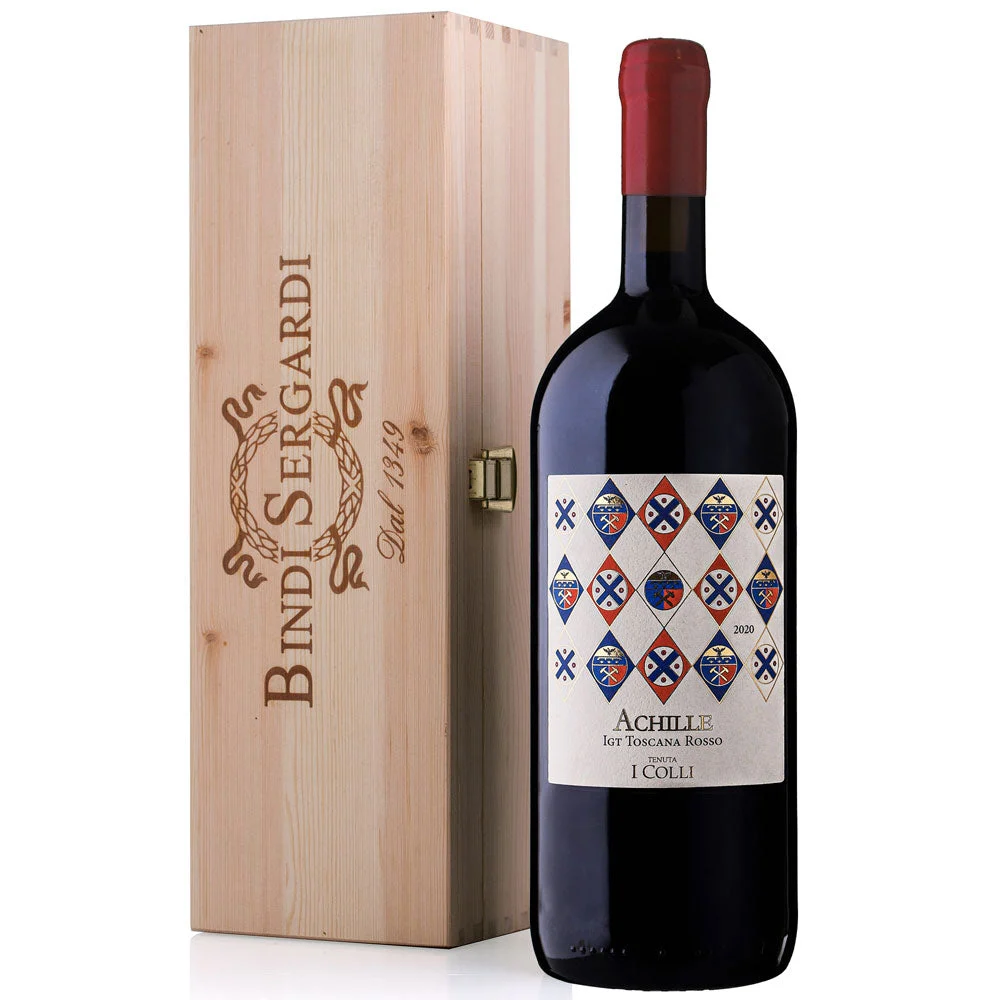 Toscana Rosso IGT "Achille" 2024 Magnum - Tenuta I Colli, Bindi Sergardi (cassetta di legno)