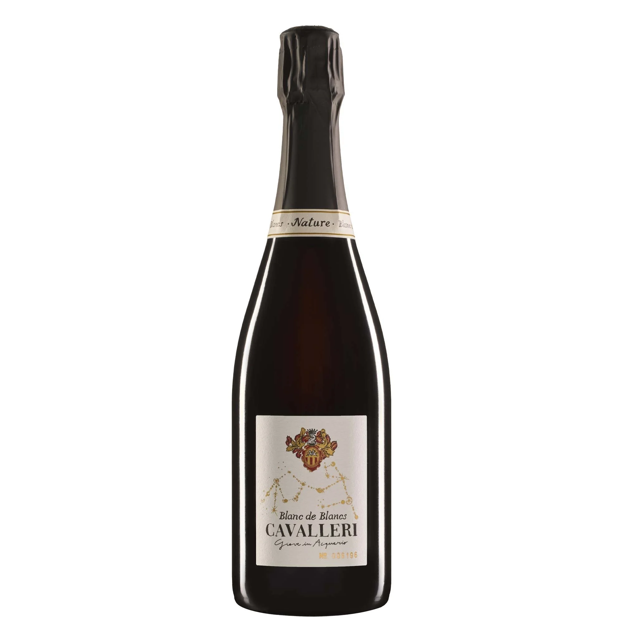 Vino Spumante di Qualità Metodo Classico Blanc de Blancs Nature "Giove in Acquario" Magnum - Cavalleri (astuccio)