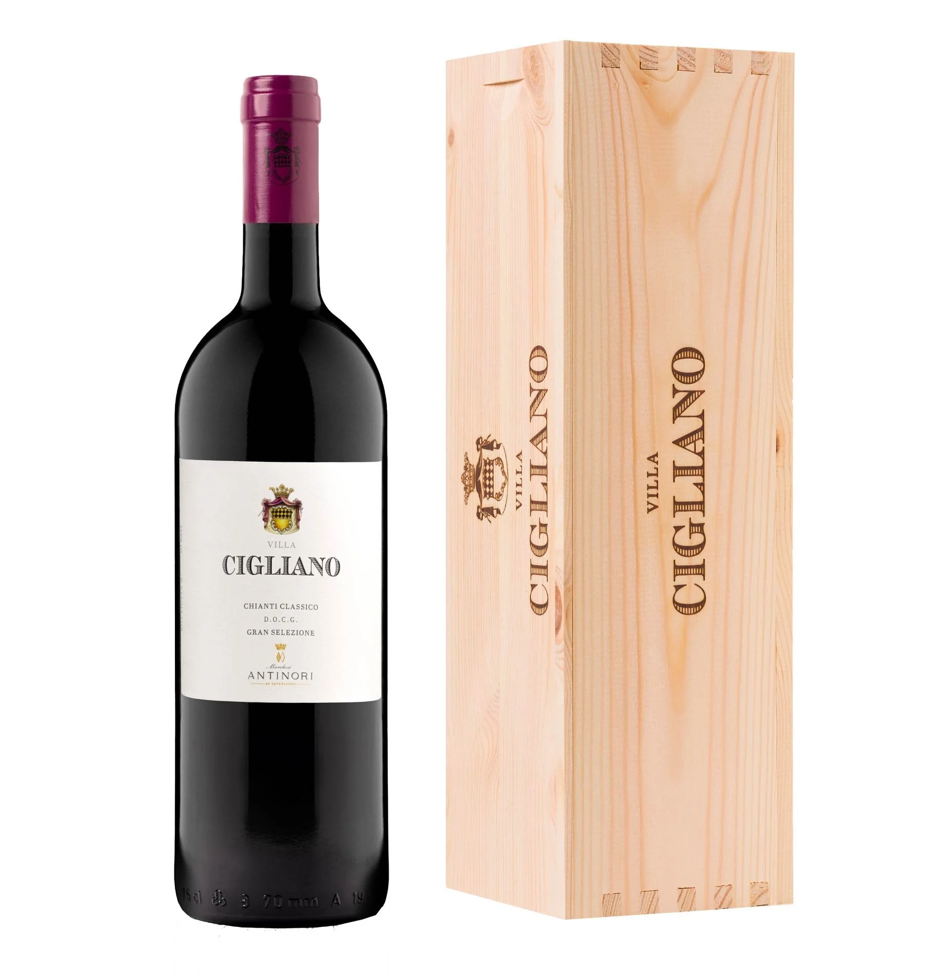 Chianti Classico Gran Selezione DOCG “Villa Cigliano” 2021 - Antinori (cassetta in legno)