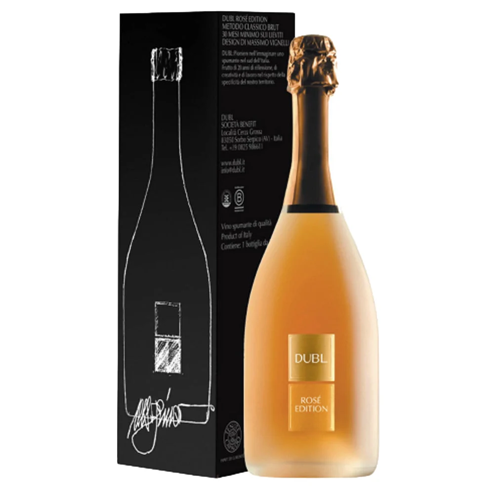 Spumante Brut Metodo Classico Rosè "Edition IV" - DUBL (astuccio)