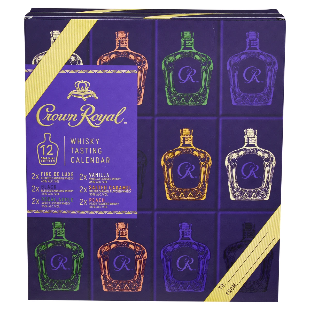 Crown Royal Whisky Tasting Calendar Gift Set | 2021 Edition - Whiskey
