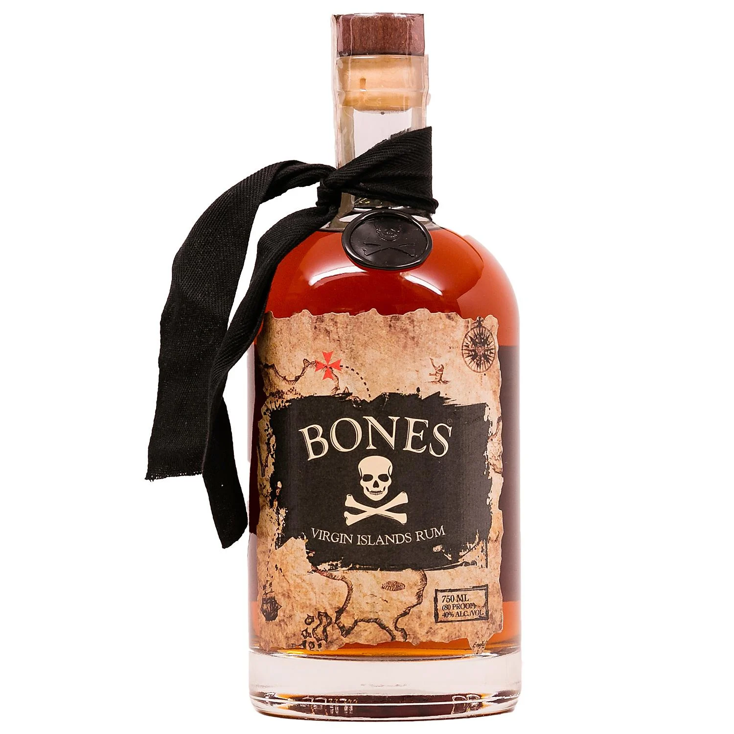 Bones Virgin Islands Aged Dark Rum - Ron