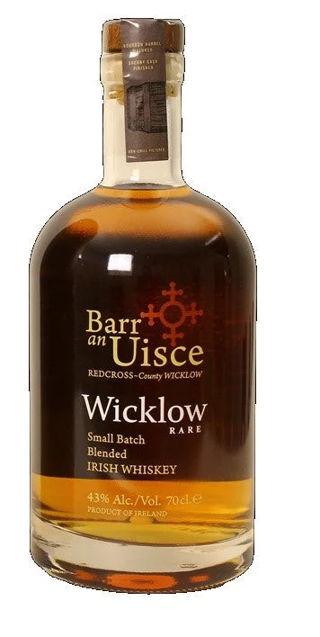 Whisky irlandés mezclado raro de lote pequeño Wicklow de Barr an Uisce - Whiskey