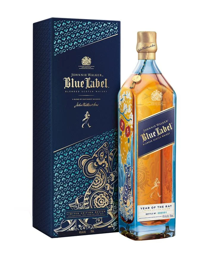 Johnnie Walker Blue Label Year Of The Rat Limited Edition Blended Scotch Whisky - Whiskey
