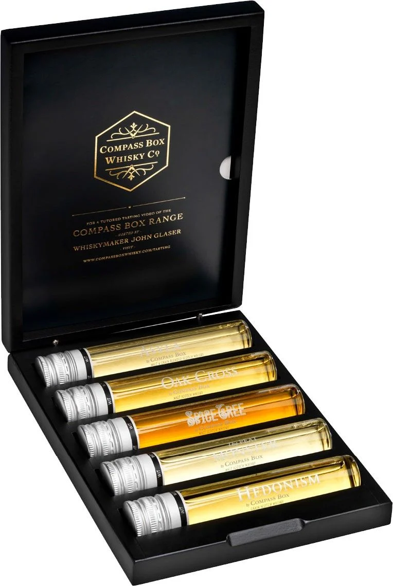 Compass Box Set de regalo de degustación de whisky (5) tragos de 50 ml