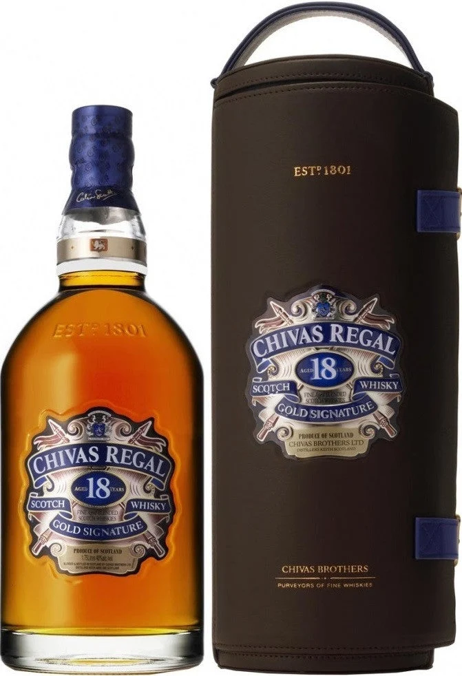 Chivas Regal Gold Signature 18 Year Old Blended Scotch Whisky 1.75L - Whiskey