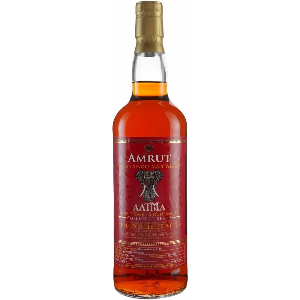 Amrut Aatma 27 Year Old Indian Single Malt Whisky - Whiskey