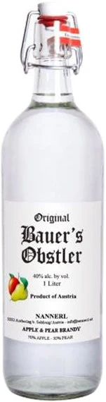Bauer's Obstler Apple Pear Brandy
