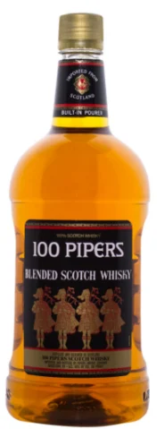 Seagram's 100 Pipers Deluxe Blended Scotch Whisky | 1.75L - Whiskey