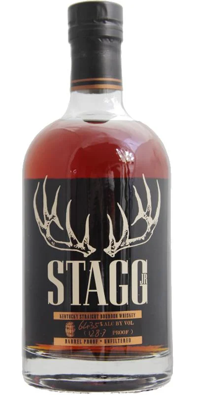 Stagg Jr. Edición limitada Lote a prueba de barril n.º 2 Whisky Bourbon puro de Kentucky con prueba 128,7