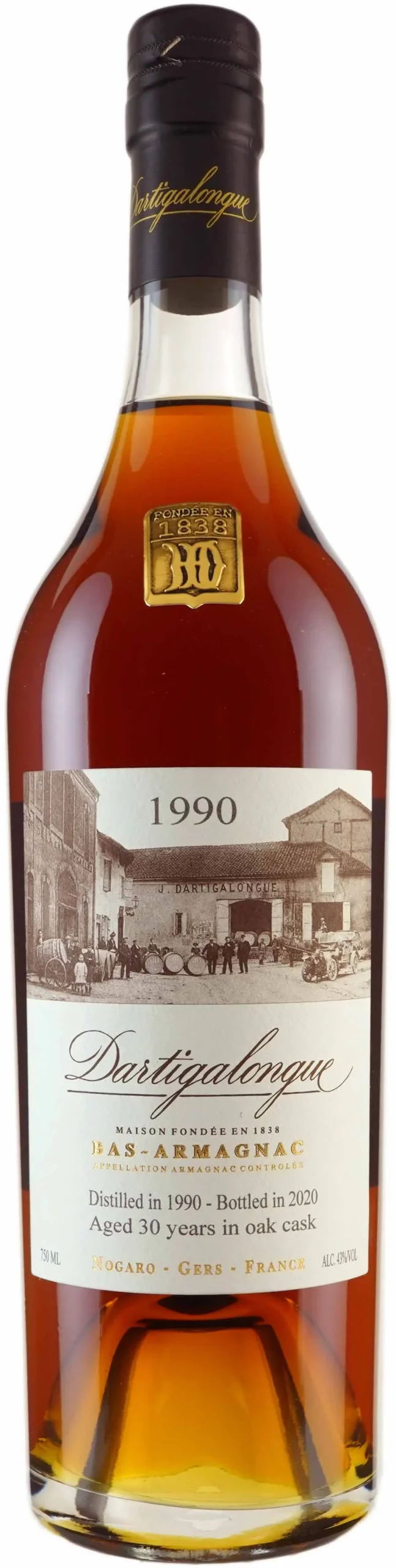 Dartigalongue 30 year old Vintage 1990 Armagnac