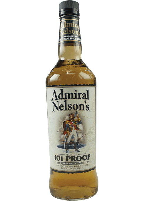 Ron especiado de prueba 101 del almirante Nelson