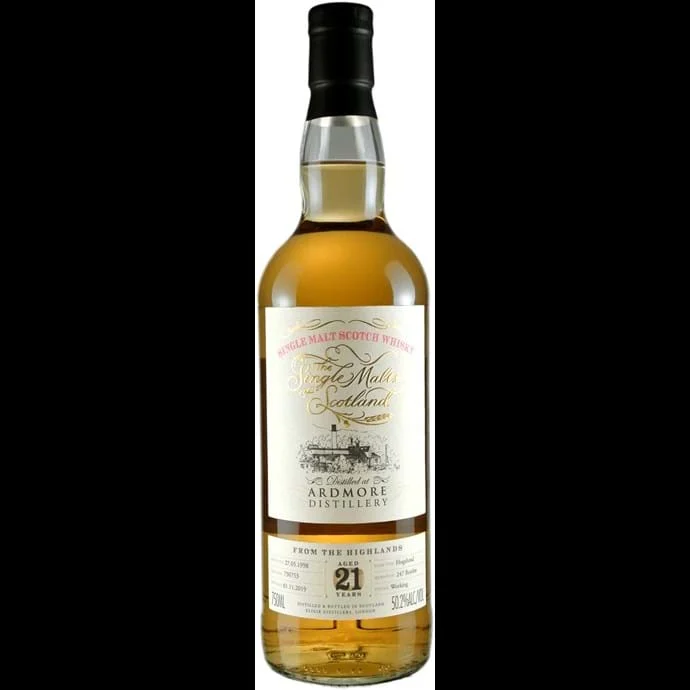 Single Malts of Scotland Ardmore 21 años Cask Strength 1998 Whisky escocés