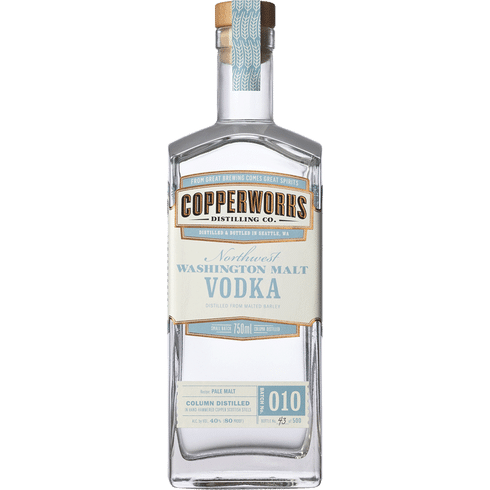 Copperworks Batch No. 10 Northwest Washington Malt Vodka