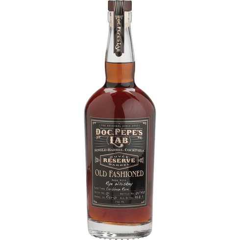 Doc Pepe's Cuvee Reserve Old Fashioned Single Barrel Cocktail
