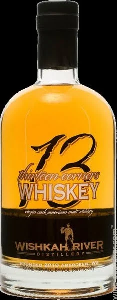 Wishkah River 13 Corners Virgin Cask American Malt Whiskey - Whisky
