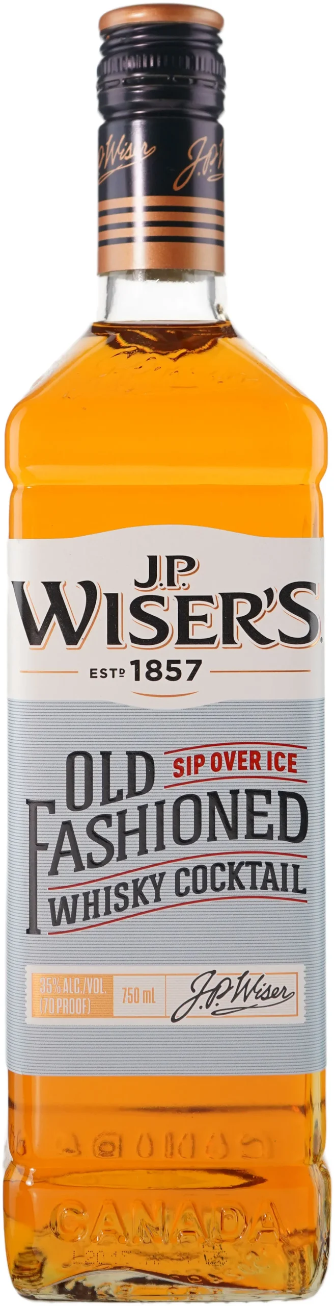J.P. Wiser's Old Fashioned Whiskey Cocktail - Liqueur