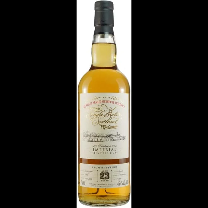 Whisky escocés Single Malts of Scotland Imperial 23 años Cask Strength 1997