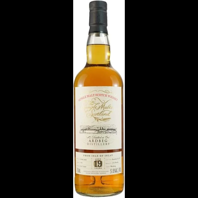 Single Malts of Scotland Ardbeg 19 años Cask Strength 2001 Whisky escocés