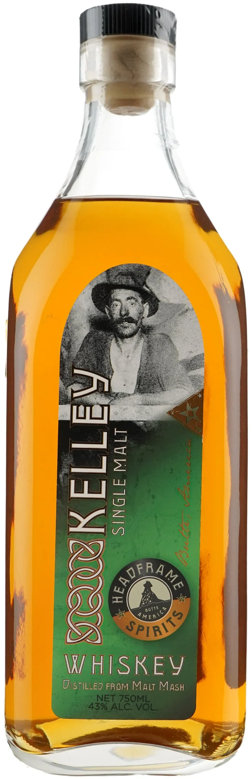 Headframe Kelley Irish Style Single Malt Whiskey