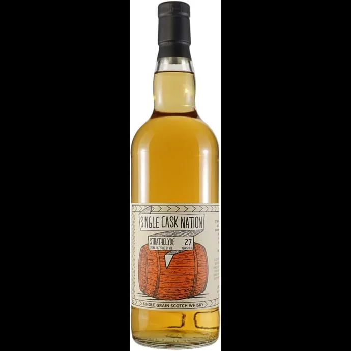 Single Cask Nation Strathclyde 27 años ex Bourbon Cask # 243375 Whisky escocés de grano único 1993