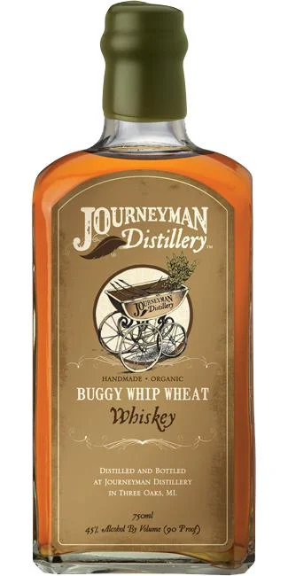 Journeyman Distillery Buggy Whip Wheat Organic Whiskey