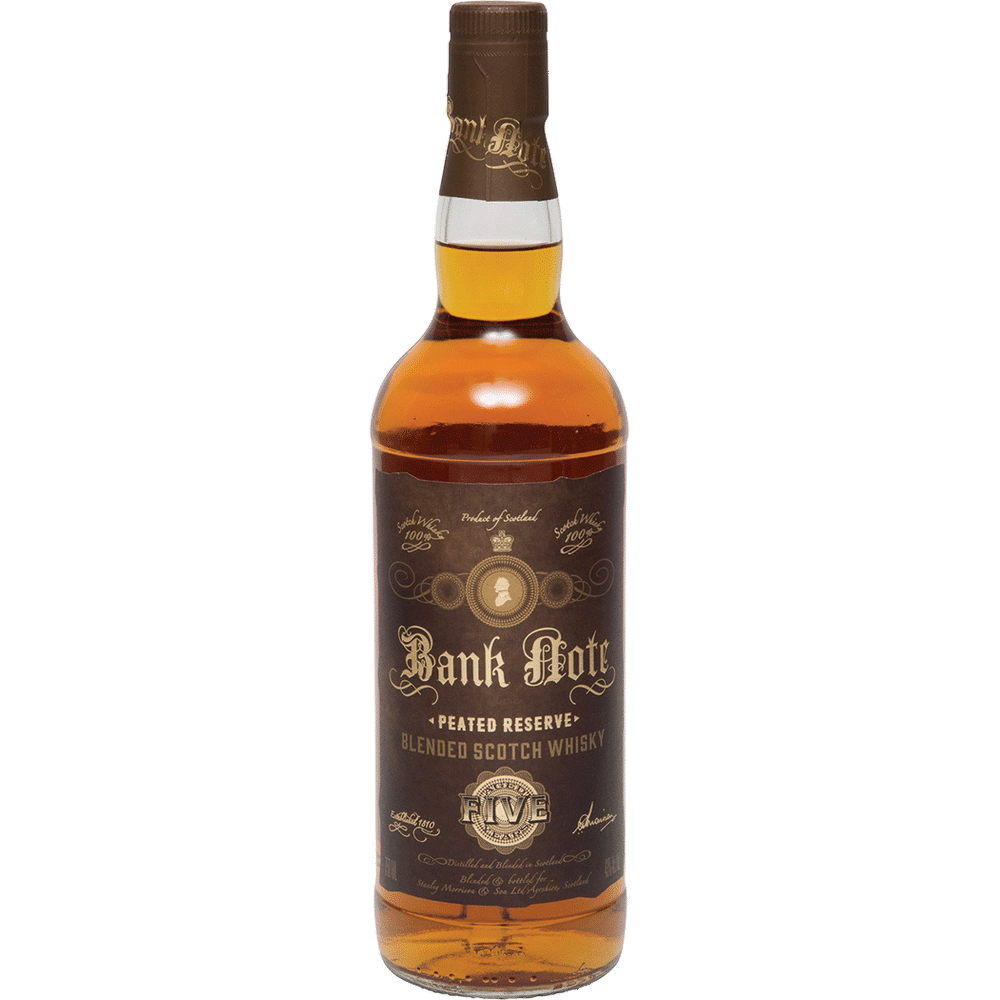 Bank Note Peated Reserve 5 Year Old Blended Scotch Whisky - Whiskey
