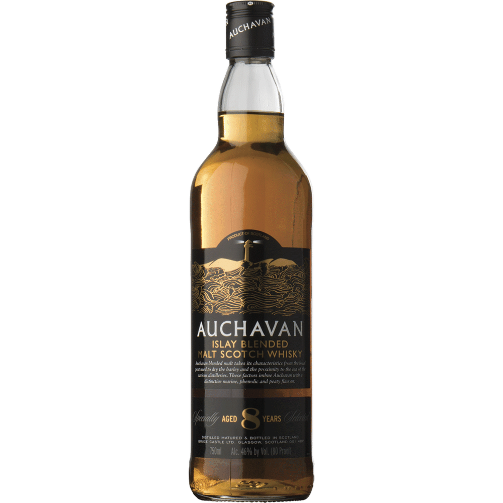 Auchavan 8 Year Islay Blended Malt Scotch Whisky - Whiskey