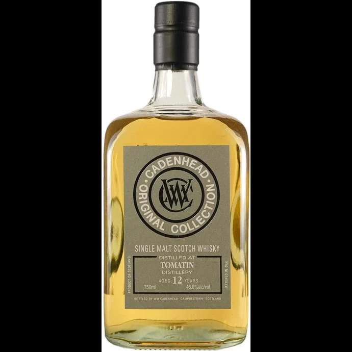 Cadenheads Tomatin 12 year Old Unchillfiltered Scotch Whisky - Whiskey