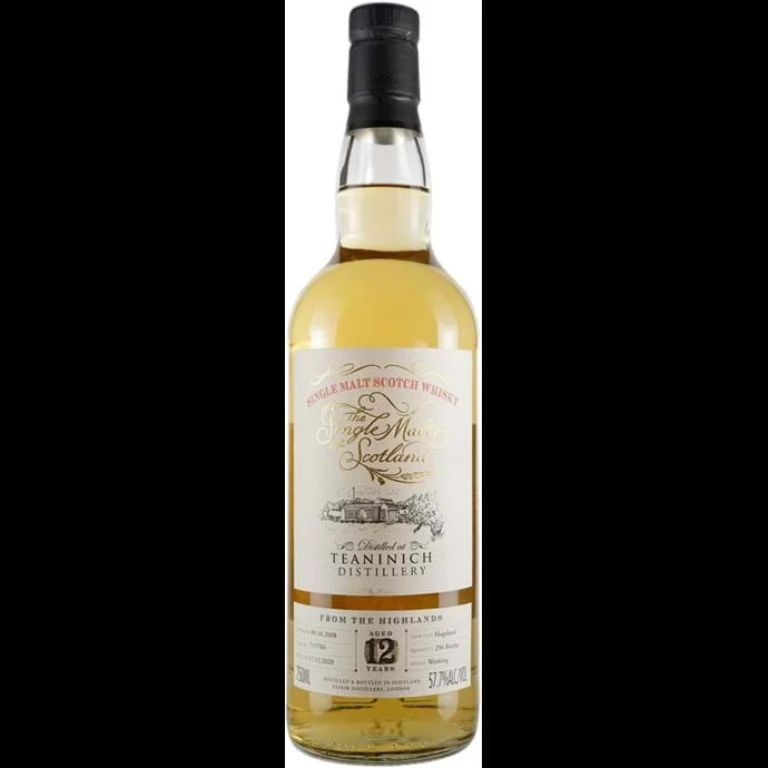 Whisky escocés Single Malts of Scotland Teaninich de 12 años Cask Strength 2008