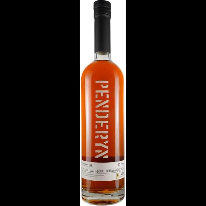 Penderyn 12 year Old ex Ruby Port Cask # PT136 Welsh Single Malt Whiskey - Whisky