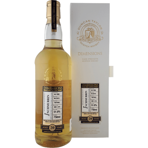 Dimensions Inchmurrin 20 Year Single Malt Scotch Whisky - Whiskey
