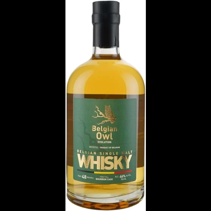 The Belgian Owl Evolution 4 year Old Belgian Single Malt Whiskey