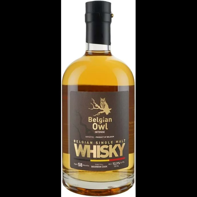 The Belgian Owl Intense 58 month Old Belgian Single Malt Whiskey